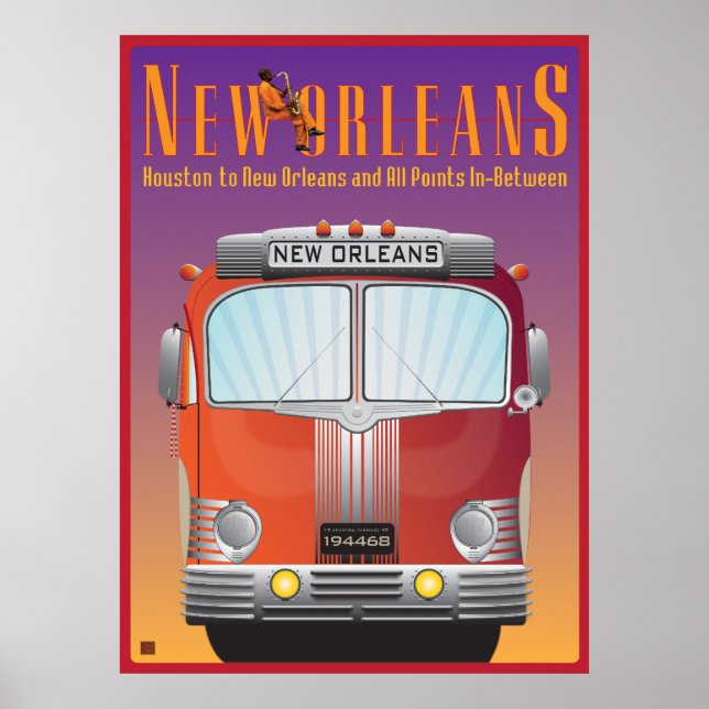 New Orleans Poster (Vorne)