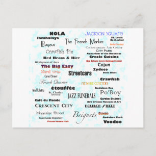 New Orleans Postkarte