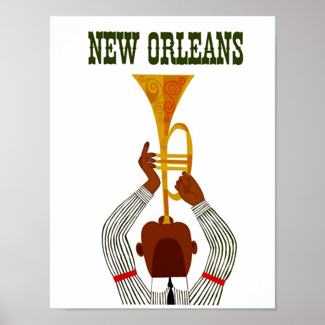 New Orleans Reiseplakat Poster (Vorne)