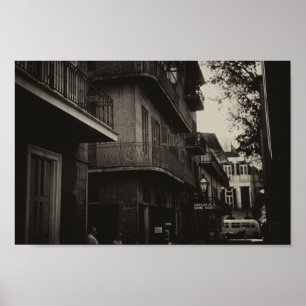 New Orleans Retro Mitte des Jahrhunderts Inspirier Poster