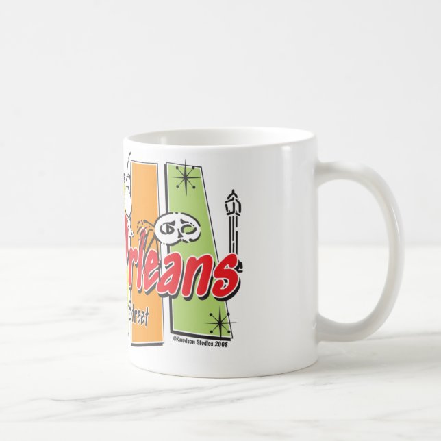 New-Orleans-Retro Tasse (Rechts)