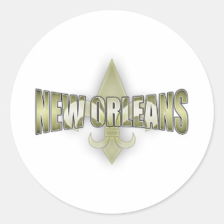 New Orleans Runder Aufkleber