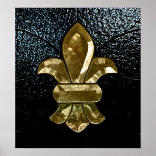 New Orleans Saints Logo Lilie Poster