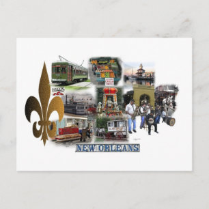 New Orleans Sehenswürdigkeiten Postkarte