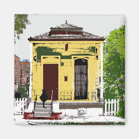New Orleans Shot Gun Zuhause Magnet