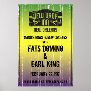 New Orleans Show Dew Drop Inn Poster