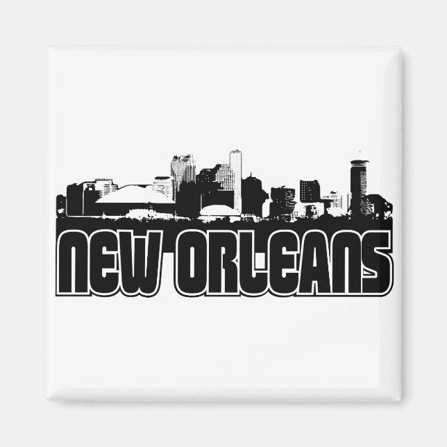New Orleans Skyline Magnet (Vorne)
