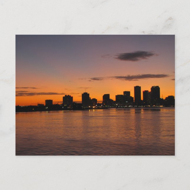 New Orleans Skyline Post Card Postkarte (Vorderseite)