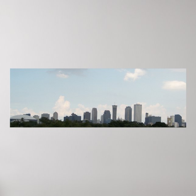 New Orleans Skyline Poster (Vorne)