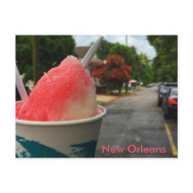New Orleans Snoball Postcard - Sommer in NOLA!