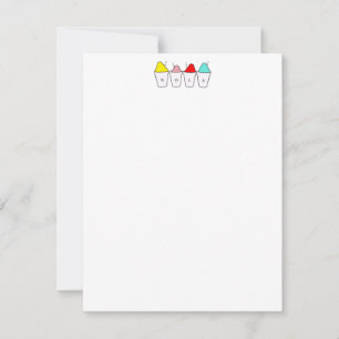 New Orleans Snowballs Mitteilungskarte