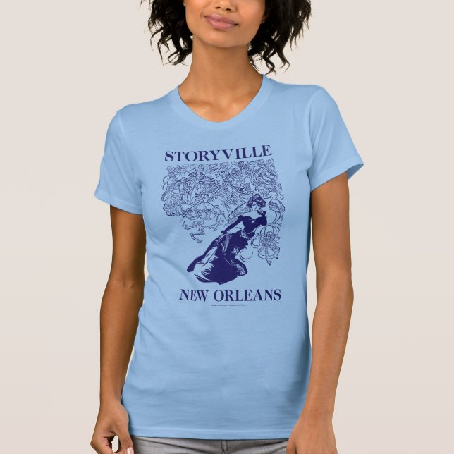 New Orleans Storyville Blue Book T-Shirt (Vorderseite)