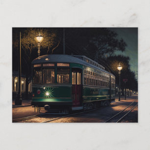 New Orleans Straßenbahn Postkarte
