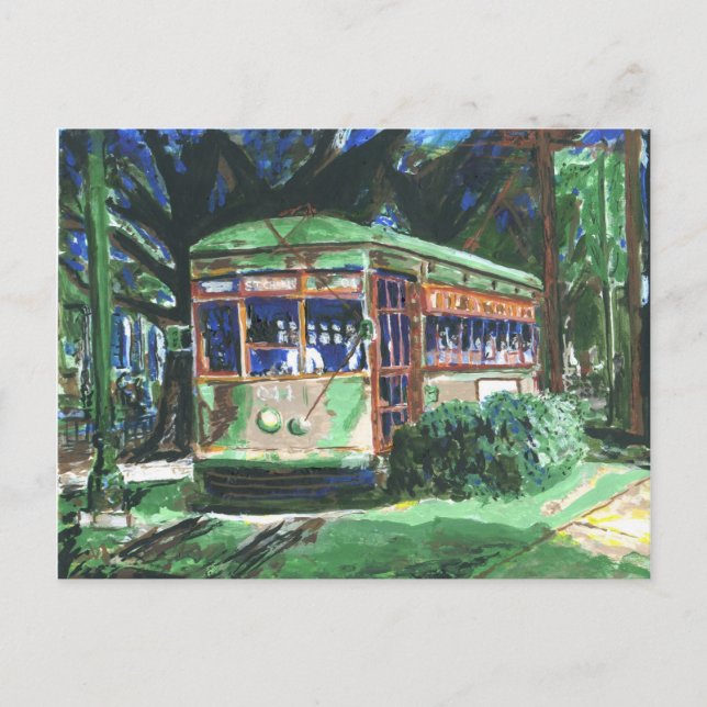 New Orleans Street Car Postkarte (Vorderseite)