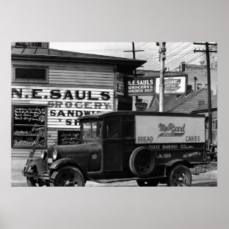 New Orleans Street corner Poster