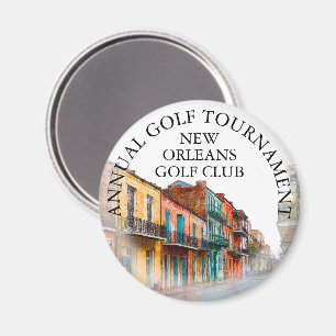 New Orleans Street Golf Club Turnier Anpassung Magnet