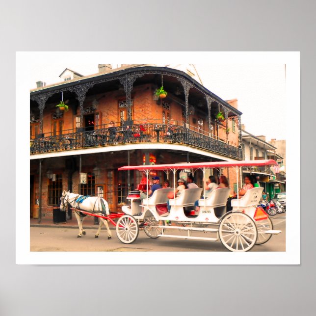 New Orleans Street Scene - Poster (Vorne)