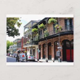 New Orleans Street Scene Postkarte
