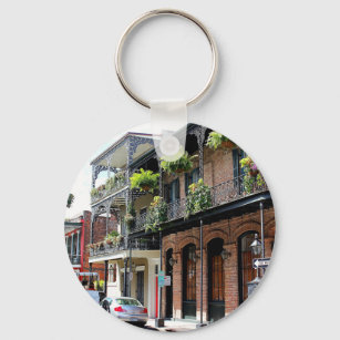 New Orleans Street Scene Schlüsselanhänger