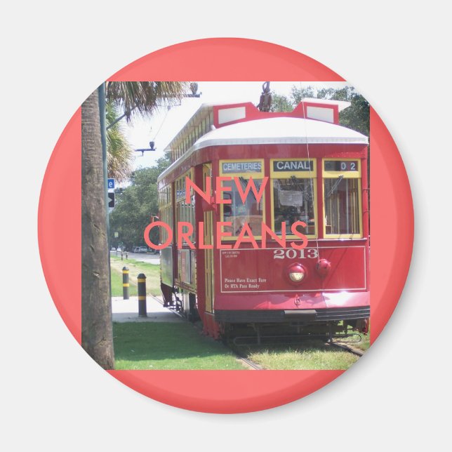 New Orleans Streetcar Magnet (Vorne)