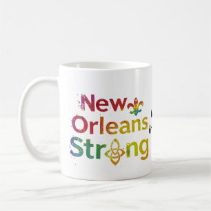 New Orleans Strong 2025 Inspirierende NOLA-Stolz Kaffeetasse