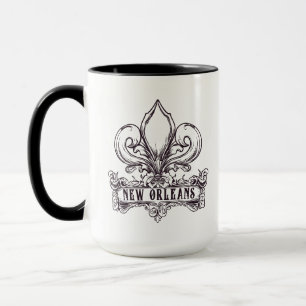 New Orleans Strong Louisiana Bourbon St Tasse