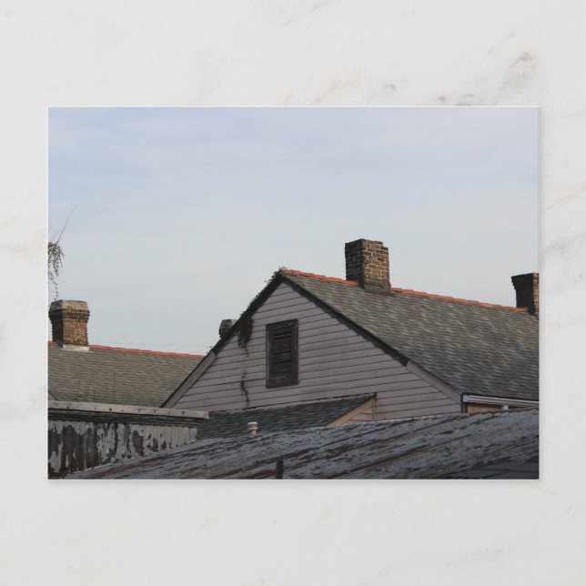 New Orleans style house #2 Postkarte (Vorderseite)