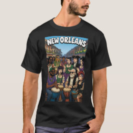 New Orleans Themed Design Frenchmen Street T - Shi T-Shirt