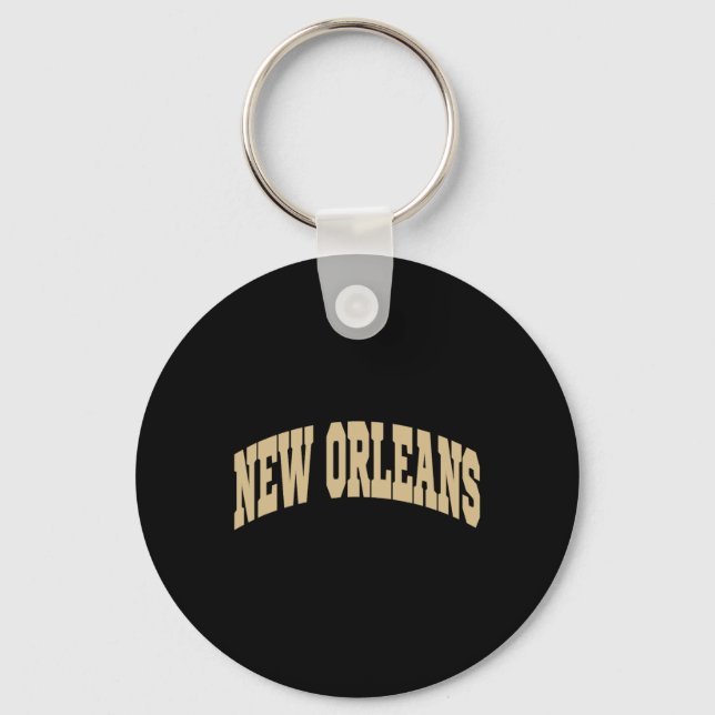 New Orleans - Throwback Design - Clic  Schlüsselanhänger (Vorderseite)