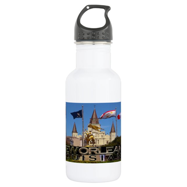 New Orleans Trinkflasche (Vorderseite)