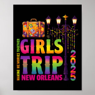 New Orleans Trip 2025 Mardi Gras Party Poster