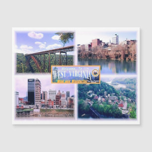 New Orleans - USA - Mosaik - Magnetkarte