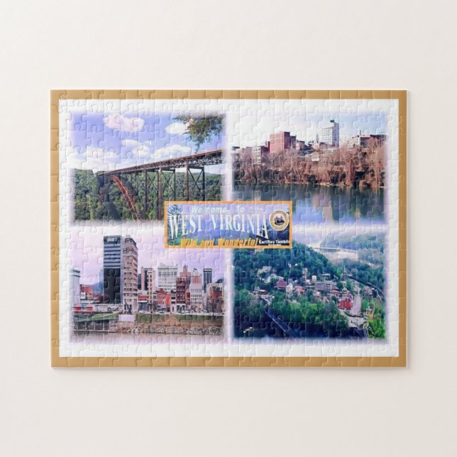 New Orleans - USA - Mosaik - Puzzle (Horizontal)