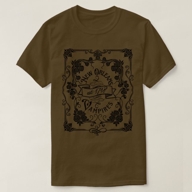 New Orleans Vampires 1718 TShirt (Design vorne)