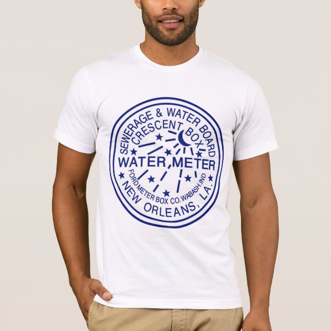 New Orleans Wasserzähler  T-Shirt (Vorderseite)