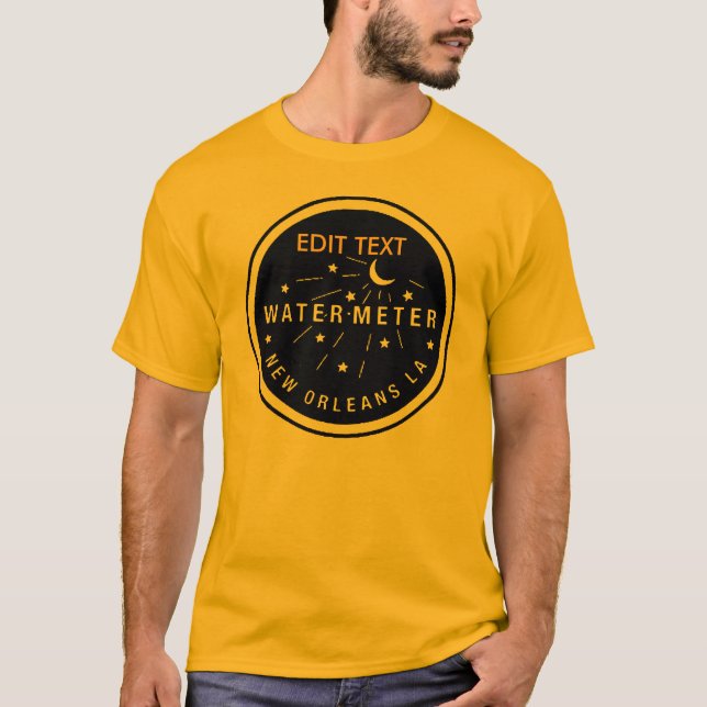 New Orleans Water Meter Cover, EDIT TEXT T-Shirt (Vorderseite)