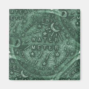 New orleans Water Meter Lid Magnet