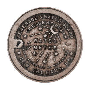 New Orleans Water Meter Lid Schneidebrett