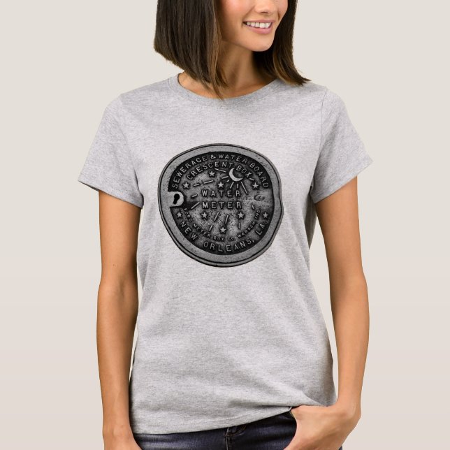 New Orleans Water Meter Lid Shirt (Vorderseite)