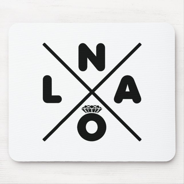 New Orleans Wedding Nola Bachelorette Party Groom  Mousepad (Vorne)