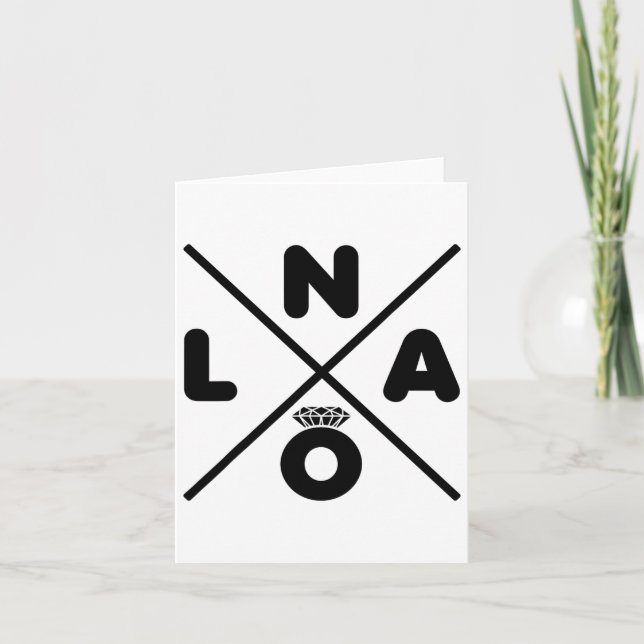 New Orleans Wedding Nola Junggeselinnen-Abschied G Karte (Vorderseite)