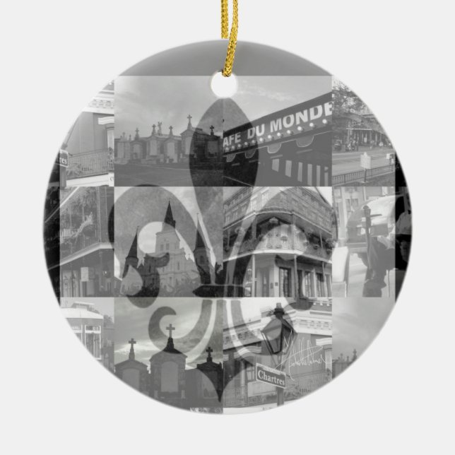 New- Orleanscollage v.2 [Verzierung] Keramik Ornament (Vorne)