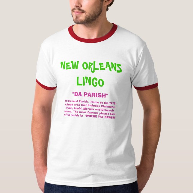 NEW- ORLEANSjargon T-Shirt (Vorderseite)