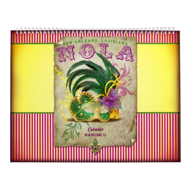 New- Orleanskultur-Sammlungs-Kalender 2018-2019 Kalender (Titelbild)