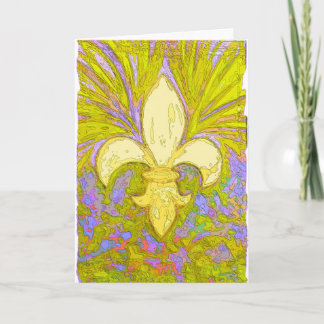 New- OrleansLilie Karte