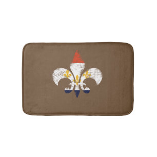 New- OrleansLilie NOLA-Flagge Bad-Matte Badematte