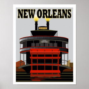 New- Orleansreise-Plakat Poster