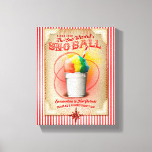 New- OrleansSommerzeit-Schneeball Leinwanddruck
