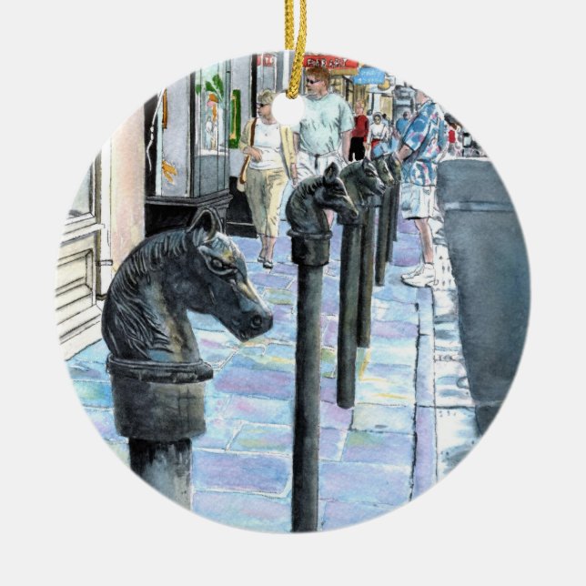 New- Orleansstraße Keramikornament (Vorne)