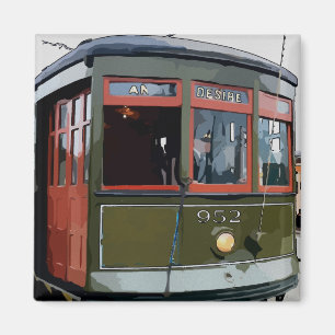 New Orleansstreetcar-Wunsch Magnet